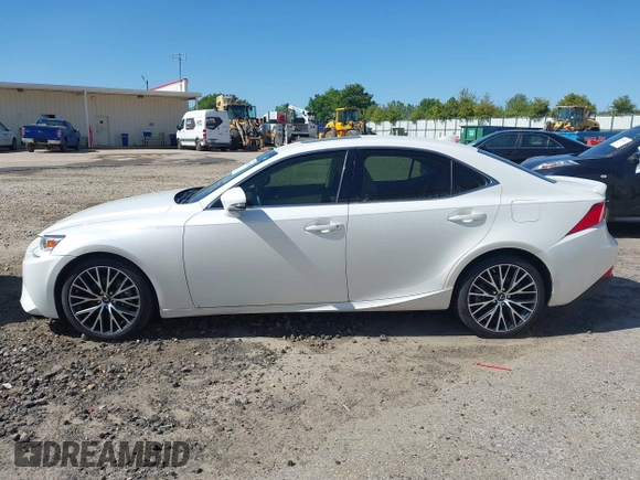 2015 Lexus IS 250 with VIN JTHBF1D20F5048505, listed as a IAAI auction lot 42052694 with 84,280 mi miles and . Bid and sale history available at carsss.com. Image 14.