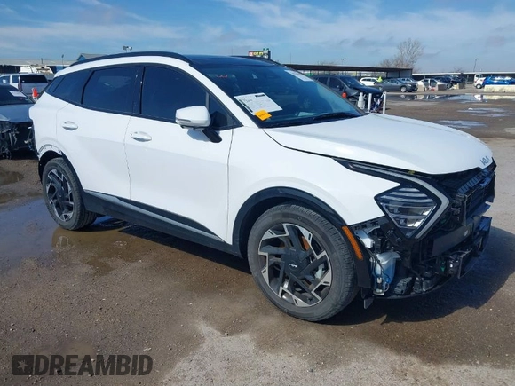 2023 Kia Sportage SX-Prestige with VIN 5XYK53AF6PG021521, listed as a IAAI auction lot 41516561 with 14,902 mi miles and . Bid and sale history available at DreamBid. Image 1.