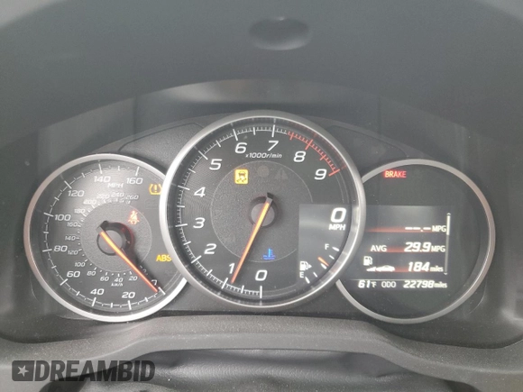 2020 Subaru BRZ Limited with VIN JF1ZCAC19L9703613, listed as a Copart auction lot 53478745 with 22,798 mi miles and Salvage title. Bid and sale history available at DreamBid. Image 9.