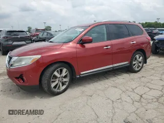 2016 Nissan Pathfinder Platinum с VIN 5N1AR2MM5GC636419, выставлен на аукционе Copart как лот 60929575 с пробегом 214 138 миль миль и Списание • Salvage title. История ставок и продаж доступна на DreamBid. Изображение 1.