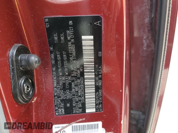 2017 Toyota Sienna LE Auto Access Seat with VIN 5TDKZ3DC2HS814633, listed as a Copart auction lot 50413255 with 56,454 mi miles and Salvage Title. Bid and sale history available at carsss.com. Image 16.