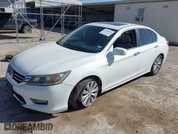 2013 Honda Accord EX-L with VIN 1HGCR2F82DA155081, listed as a IAAI auction lot 41233014 with 192,450 mi miles and . Bid and sale history available at DreamBid. Image 17.