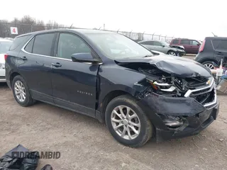 2018 Chevrolet Equinox LT with VIN 3GNAXJEV2JL293664, listed as a IAAI auction lot 41911923 with 105,057 mi miles and . Bid and sale history available at DreamBid. Image 1.