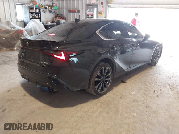 2022 Lexus IS 350 F Sport with VIN JTHGZ1E21N5025194, listed as a IAAI auction lot 42545774 with 71,896 mi miles and . Bid and sale history available at DreamBid. Image 4.