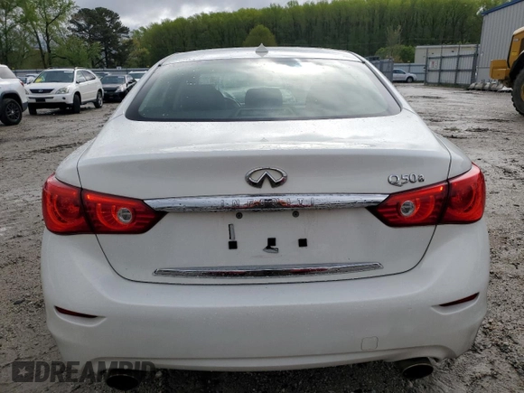 2015 Infiniti Q50 Premium with VIN JN1BV7AP0FM330725, listed as a Copart auction lot 51735085 with 189,480 mi miles and Clean Title. Bid and sale history available at carsss.com. Image 6.