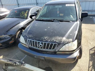 2001 Lexus RX 300 with VIN JTJHF10U110206873, listed as a Copart auction lot 53180474 with 0 mi miles and Salvage Title. Bid and sale history available at carsss.com. Image 5.