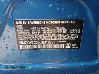 2020 MINI Countryman Cooper S с VIN WMZYW7C06L3M18233, выставлен на аукционе Copart как лот 46995835 с пробегом 25 994 миль миль и На запчасти • Non repairable. История ставок и продаж доступна на DreamBid. Изображение 13.