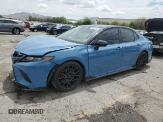 2022 Toyota Camry TRD with VIN 4T1KZ1AK5NU071050, listed as a Copart auction lot 55807445 with 27,012 mi miles and Salvage title. Bid and sale history available at DreamBid. Image 1.