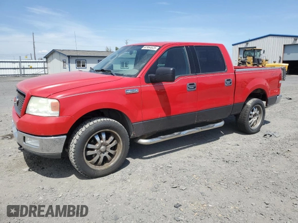 2004 Ford F-150 XLT with VIN 1FTPW14524KC06388, listed as a Copart auction lot 62964625 with 120,806 mi miles and Salvage title. Bid and sale history available at DreamBid. Image 1.