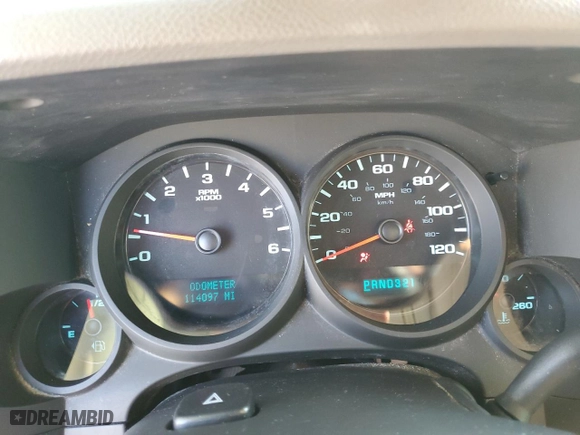 2011 Chevrolet Silverado 1500 Work Truck with VIN 1GCNCPEX7BZ344029, listed as a Copart auction lot 43953155 with 114,097 mi miles and Salvage Title. Bid and sale history available at carsss.com. Image 9.