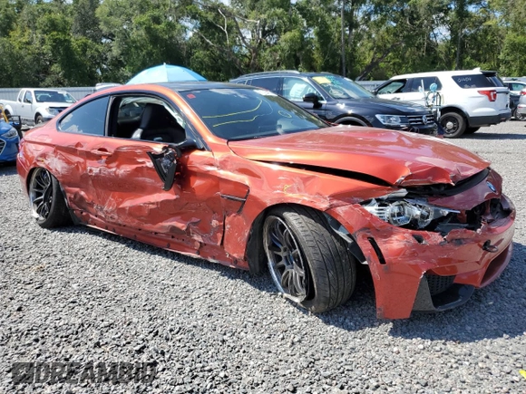 2015 BMW M4 with VIN WBS3R9C56FK329709, listed as a Copart auction lot 67129463 with 107,646 mi miles. Bid and sale history available at carsss.com. Image 4.