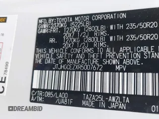 2024 Lexus NX with VIN JTJHGCEZXR5007672, listed as a IAAI auction lot 41298685 with 7,540 mi miles. Bid and sale history available at carsss.com. Image 9.