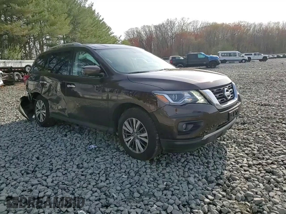 2019 Nissan Pathfinder SL with VIN 5N1DR2MM3KC611962, listed as a Copart auction lot 52697465 with 53,768 mi miles and Salvage Title. Bid and sale history available at carsss.com. Image 12.