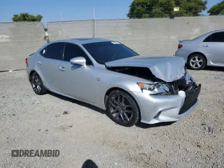 2015 Lexus IS 250 with VIN JTHBF1D20F5051372, listed as a Copart auction lot 58600525 with 162,807 mi miles and Salvage title. Bid and sale history available at DreamBid. Image 4.