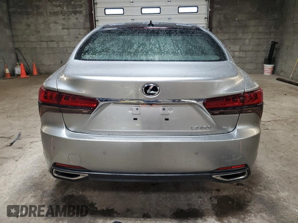 2021 Lexus LS with VIN JTHD51GFXM5008648, listed as a Copart auction lot 82641634 with 37,009 mi miles and Salvage Title. Bid and sale history available at carsss.com. Image 6.
