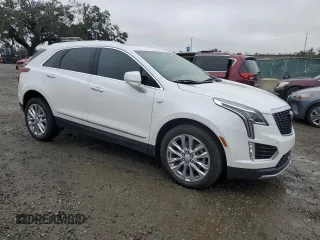 2022 Cadillac XT5 Premium Luxury AWD with VIN 1GYKNERSXNZ162971, listed as a Copart auction lot 88053015 with 0 mi miles and Salvage Title. Bid and sale history available at carsss.com. Image 4.