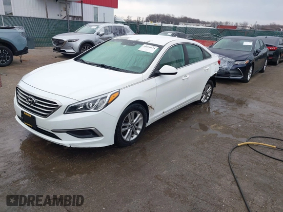 2016 Hyundai Sonata SE with VIN 5NPE24AF2GH351953, listed as a IAAI auction lot 41658674 with 126,126 mi miles and . Bid and sale history available at carsss.com. Image 17.