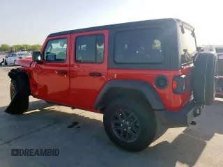 2024 Jeep Wrangler Sport S with VIN 1C4PJXDG3RW253142, listed as a Copart auction lot 52560035 with 2,667 mi miles and Salvage title. Bid and sale history available at DreamBid. Image 2.
