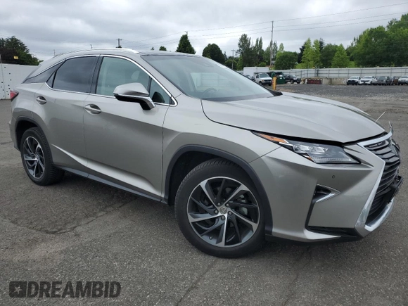 2017 Lexus RX 350 with VIN 2T2BZMCA8HC099593, listed as a Copart auction lot 59208715 with 54,829 mi miles and Salvage title. Bid and sale history available at DreamBid. Image 4.