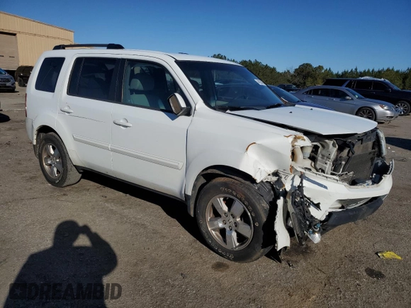 2011 Honda Pilot EX with VIN 5FNYF3H42BB052423, listed as a Copart auction lot 46285405 with Not Provided miles and Salvage Title. Bid and sale history available at carsss.com. Image 4.