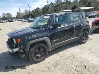 2017 Jeep Renegade Sport with VIN ZACCJAAH5HPE97377, listed as a Copart auction lot 47467545 with 128,006 mi miles and Salvage Title. Bid and sale history available at DreamBid. Image 1.