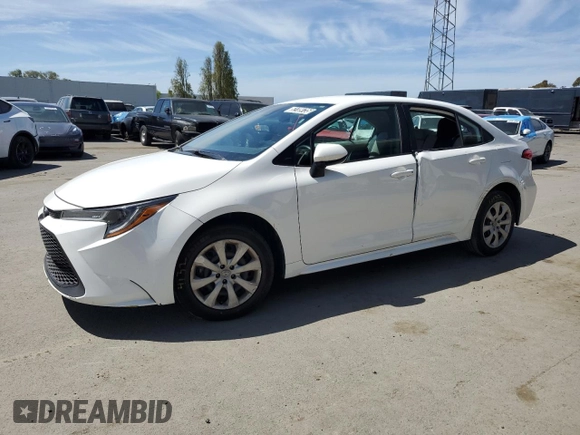 2022 Toyota Corolla LE with VIN 5YFEPMAE2NP349306, listed as a Copart auction lot 52709735 with 30,688 mi miles and Salvage Title. Bid and sale history available at carsss.com. Image 1.