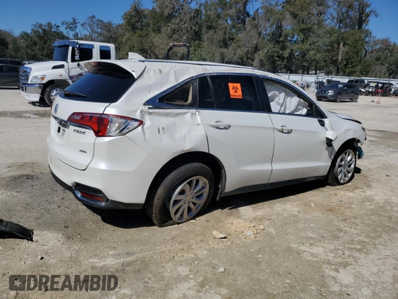 2018 Acura RDX with VIN 5J8TB4H38JL014792, listed as a Copart auction lot 45473745 with 0 mi miles and Non Repairable. Bid and sale history available at carsss.com. Image 3.