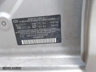 2011 Hyundai Elantra GLS PZEV with VIN 5NPDH4AE2BH040100, listed as a IAAI auction lot 41878943 with 84,487 mi miles. Bid and sale history available at carsss.com. Image 9.