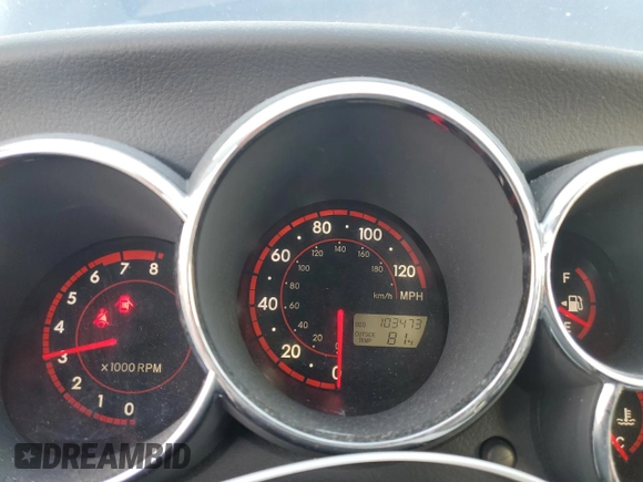 2005 Pontiac Vibe with VIN 5Y2SL63845Z400909, listed as a Copart auction lot 78331794 with 103,473 mi miles and Non Repairable. Bid and sale history available at carsss.com. Image 9.