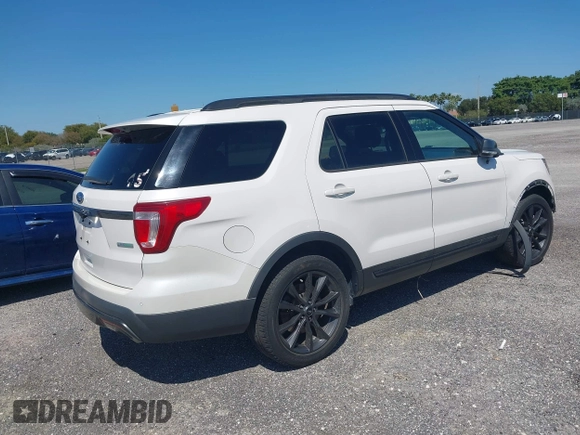 2017 Ford Explorer XLT with VIN 1FM5K7DH7HGE08535, listed as a IAAI auction lot 40965886 with 39,796 mi miles and . Bid and sale history available at DreamBid. Image 4.