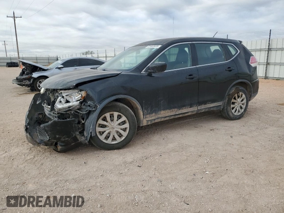 2016 Nissan Rogue SV with VIN KNMAT2MT4GP669689, listed as a Copart auction lot 52683635 with 199,221 mi miles and Salvage Title. Bid and sale history available at DreamBid. Image 1.