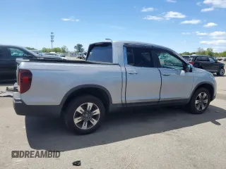 2017 Honda Ridgeline RTL-T with VIN 5FPYK3F65HB012868, listed as a Copart auction lot 57562885 with 115,530 mi miles and Salvage title. Bid and sale history available at DreamBid. Image 3.