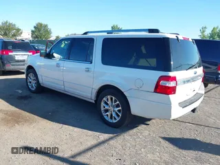 2015 Ford Expedition Max Limited with VIN 1FMJK2ATXFEF06431, listed as a IAAI auction lot 42805495 with 145,905 mi miles and . Bid and sale history available at DreamBid. Image 3.