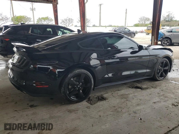 2023 Ford Mustang GT with VIN 1FA6P8CF4P5306612, listed as a Copart auction lot 56597835 with 15,216 mi miles and Salvage title. Bid and sale history available at DreamBid. Image 3.