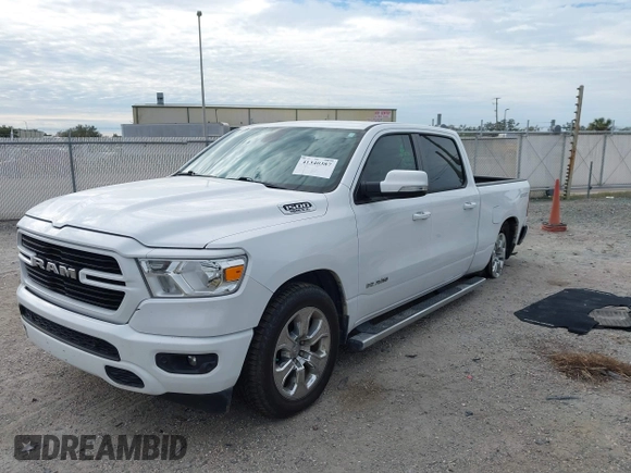 2020 Ram 1500 Big Horn with VIN 1C6RREMT2LN272790, listed as a IAAI auction lot 41340387 with 82,424 mi miles. Bid and sale history available at carsss.com. Image 2.