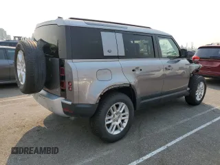 2020 Land Rover Defender S with VIN SALEJEEX5L2015665, listed as a Copart auction lot 70251754 with 27,381 mi miles and Salvage title. Bid and sale history available at DreamBid. Image 3.
