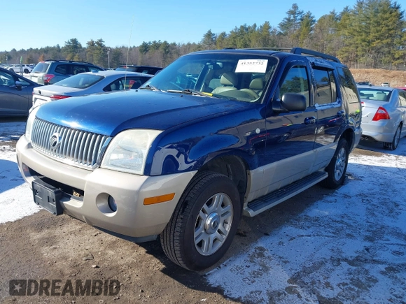 2005 Mercury Mountaineer Convenience z VIN 4M2ZU86W15UJ16890, wystawiony jako IAAI lot #41352732 z przebiegiem 199 675 mil mil oraz . Historia ofert i sprzedaży dostępna na DreamBid. Obrazek 2.