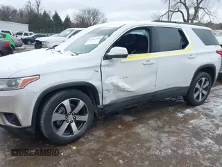2021 Chevrolet Traverse LT with VIN 1GNERHKWXMJ218191, listed as a IAAI auction lot 41512332 with 87,206 mi miles and . Bid and sale history available at DreamBid. Image 6.