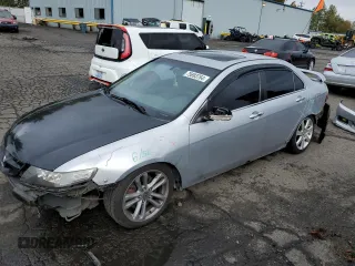 2004 Acura TSX w/Navigation with VIN JH4CL95904C000468, listed as a Copart auction lot 75893764 with 147,223 mi miles and Salvage title. Bid and sale history available at DreamBid. Image 1.