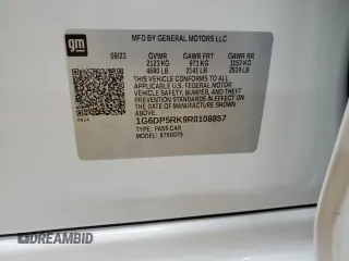 2024 Cadillac CT5 Sport z VIN 1G6DP5RK9R0108857, wystawiony jako Copart lot #41823745 z przebiegiem 19 402 mil mil oraz Szkody całkowita. Historia ofert i sprzedaży dostępna na DreamBid. Obrazek 13.