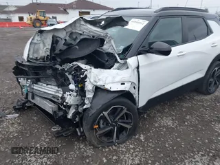 2022 Chevrolet TrailBlazer RS with VIN KL79MUSL3NB008452, listed as a IAAI auction lot 40890012 with 38,117 mi miles. Bid and sale history available at carsss.com. Image 6.