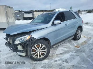 2017 Mercedes-Benz GLE 400 with VIN 4JGDA5GB7HA927596, listed as a Copart auction lot 46025565 with Not provided miles and Salvage title. Bid and sale history available at DreamBid. Image 1.