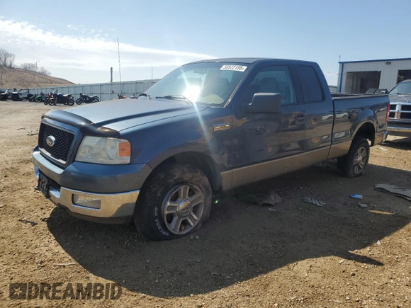 2005 Ford F-150 XLT with VIN 1FTPX14565NB32759, listed as a Copart auction lot 50522155 with 128,795 mi miles and Clean Title. Bid and sale history available at carsss.com. Image 1.