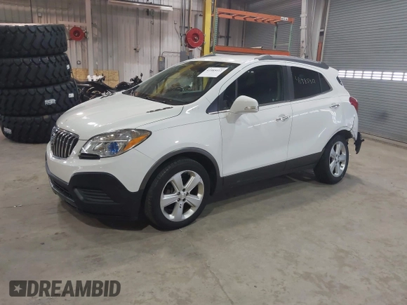 2016 Buick Encore with VIN KL4CJASB5GB647954, listed as a IAAI auction lot 41985412 with 96,201 mi miles and . Bid and sale history available at DreamBid. Image 2.