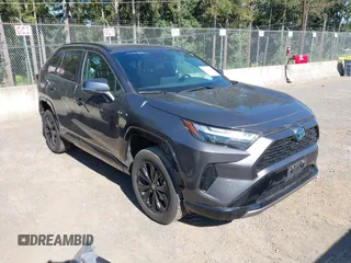 2022 Toyota RAV4 Hybrid SE with VIN 4T3T6RFV5NU101105, listed as a IAAI auction lot 42666372 with 7,644 mi miles and . Bid and sale history available at DreamBid. Image 1.