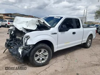 2018 Ford F-150 XL with VIN 1FTEX1EB0JKD11189, listed as a Copart auction lot 55776095 with 109,388 mi miles and Salvage title. Bid and sale history available at DreamBid. Image 1.