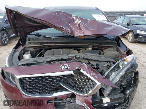 2017 Kia Sedona EX with VIN KNDMC5C11H6278098, listed as a IAAI auction lot 41581577 with 98,748 mi miles. Bid and sale history available at carsss.com. Image 10.