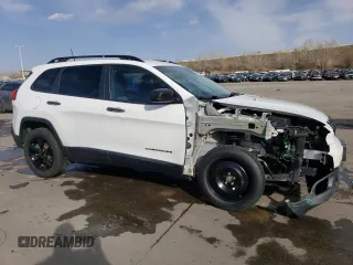 2017 Jeep Cherokee Sport with VIN 1C4PJMAB7HW576356, listed as a Copart auction lot 52159205 with 87,812 mi miles and Salvage Title. Bid and sale history available at carsss.com. Image 4.