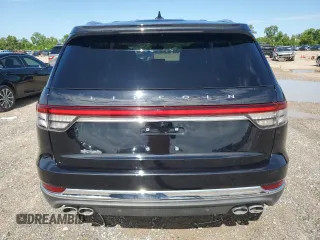 2023 Lincoln Aviator Reserve with VIN 5LM5J7WC2PGL01182, listed as a Copart auction lot 56566495 with 44,247 mi miles and Salvage title. Bid and sale history available at DreamBid. Image 6.