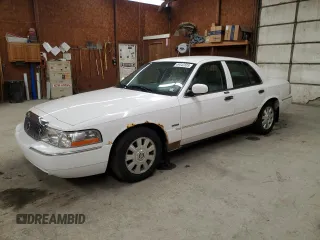 2003 Mercury Grand Marquis LS Premium with VIN 2MEHM75W93X701282, listed as a Copart auction lot 49442835 with 234,538 mi miles and Salvage Title. Bid and sale history available at DreamBid. Image 1.